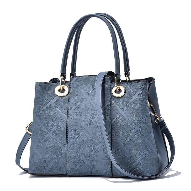 Women's Luxury Lechi Leather Handbags 