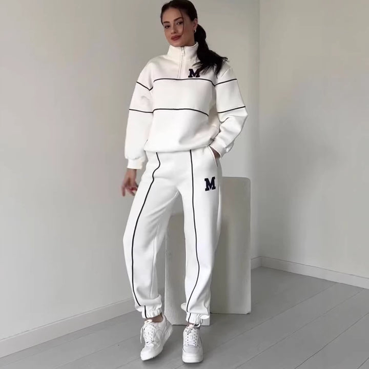 Women's Cozy Embroidery Lounge Set 