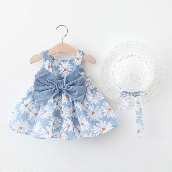 Adorable Bowknot Cotton Flower Skirts