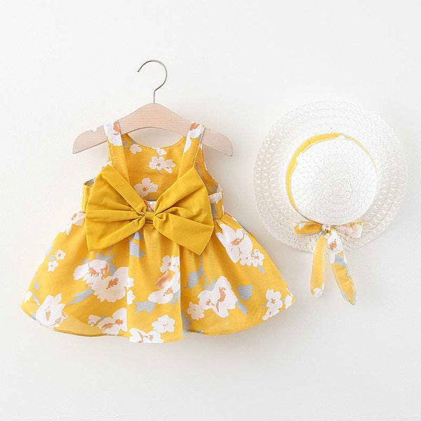 Adorable Bowknot Cotton Flower Skirts