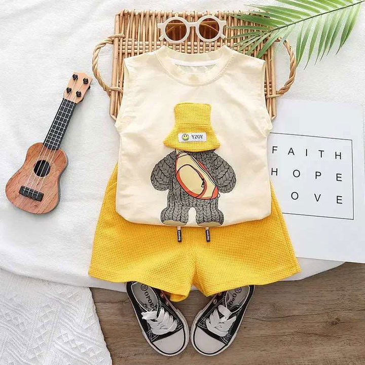 Adorable Cotton Cartoon T-Shirt and Shorts Sets - Gen U Us Products -  