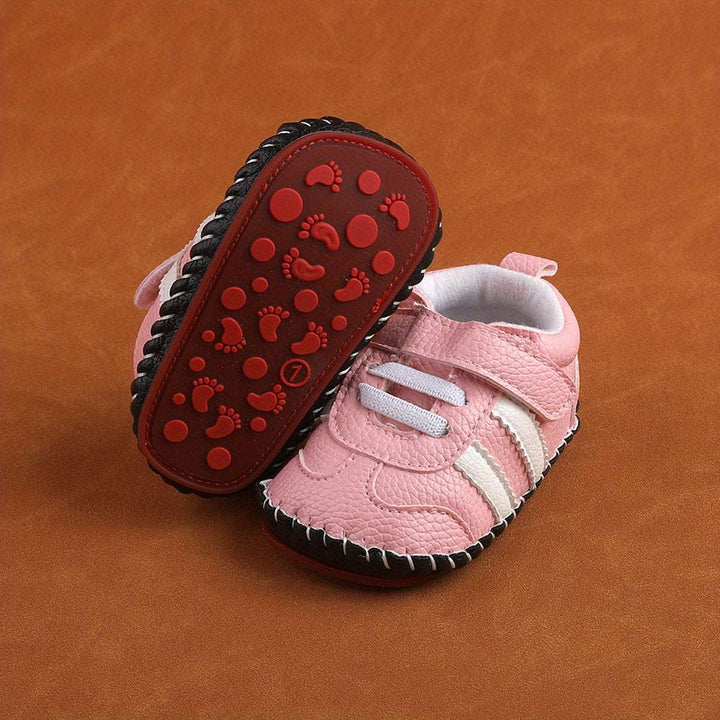 Anti-slip Lightweight Soft Soles Leather Crib Sneakers Gen U Us Products