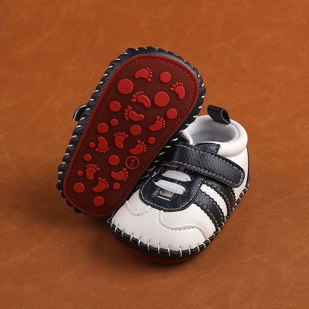 Anti-slip Lightweight Soft Soles Leather Crib Sneakers - Gen U Us Products