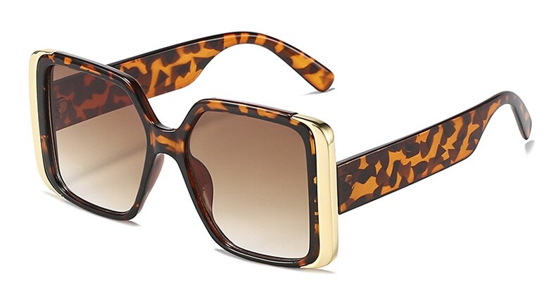 High Fashion Oversize Square UV400 Women’s Sunglasses