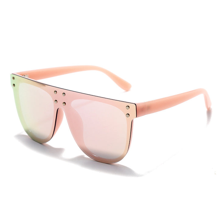 Street Style Conjoined Frame Mercury Sunglasses