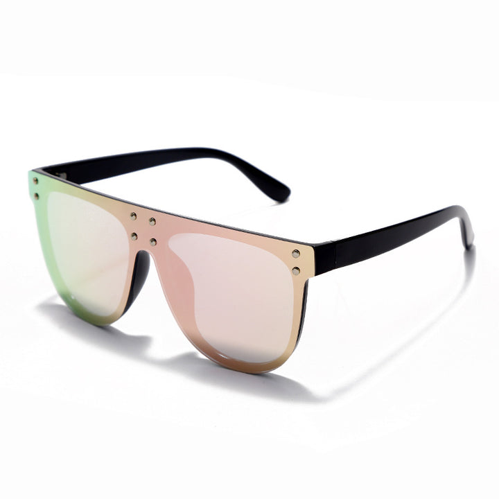 Street Style Conjoined Frame Mercury Sunglasses