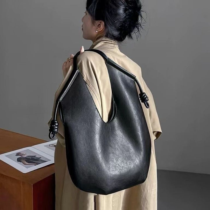 Effortless Chic Women's Large Shoulder Handbag Urban Minimalist