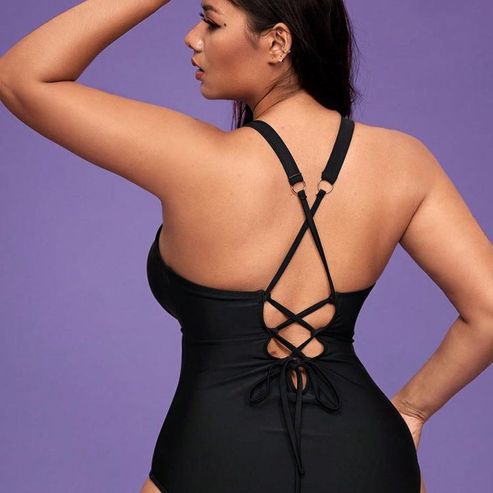 Supportive Plus Size Women's Black Swimsuits & Sexy Bathing Suits