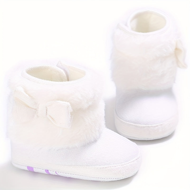Baby Girl's Cute Warm Cozy Soft Fleece-Lined Snow Boots Gen U Us Products