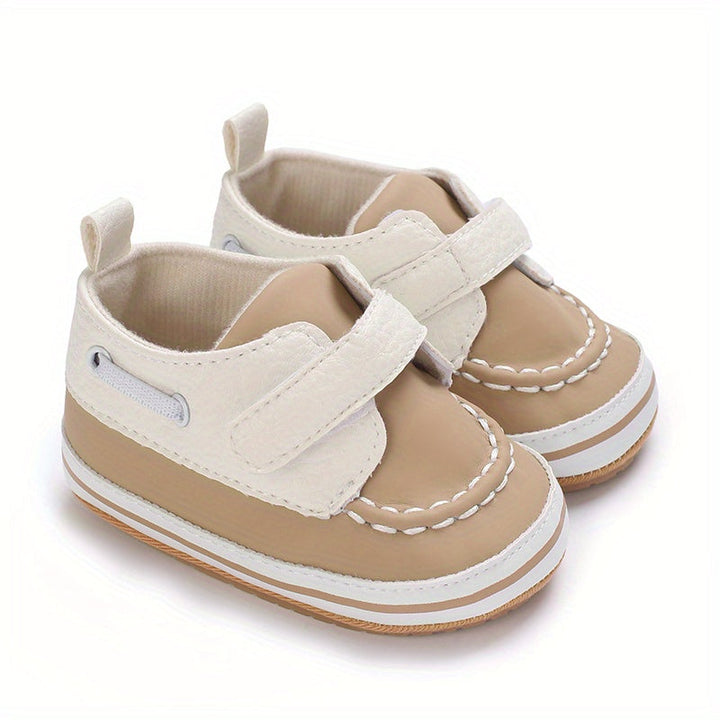Baby Boys Lightweight Comfortable Two-tone Nonslip Crib Shoes - Gen U Us Products