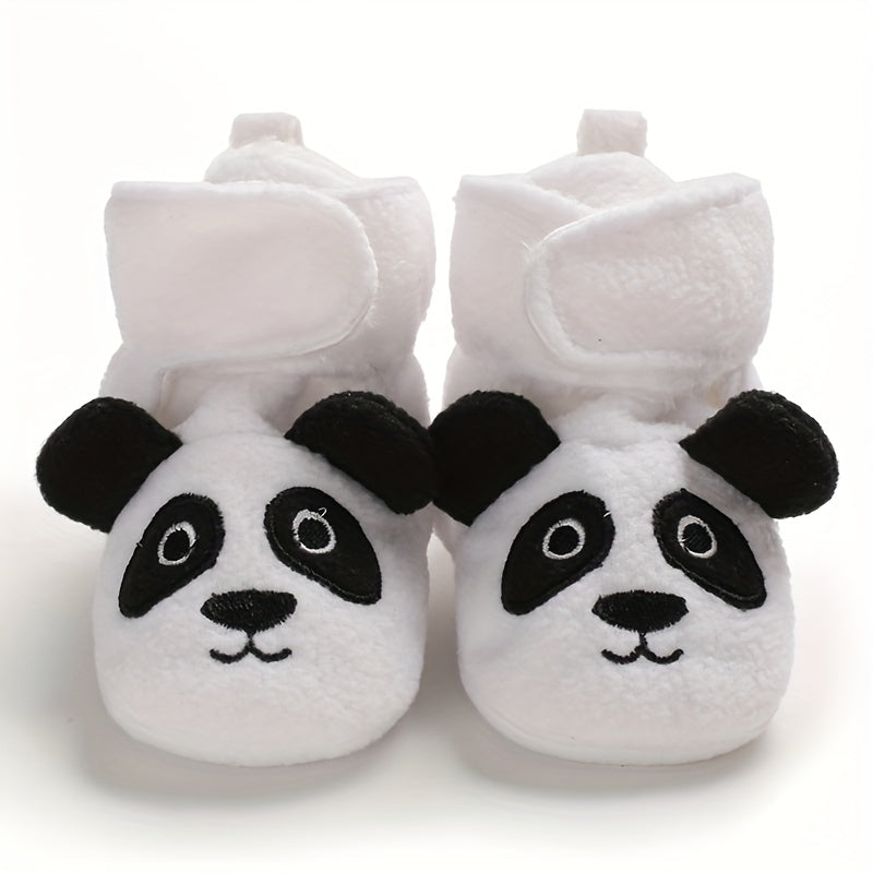Baby Girls Cute Panda or Unicorn Non Slip Soft Warm Slip On Boots - Gen U Us Products