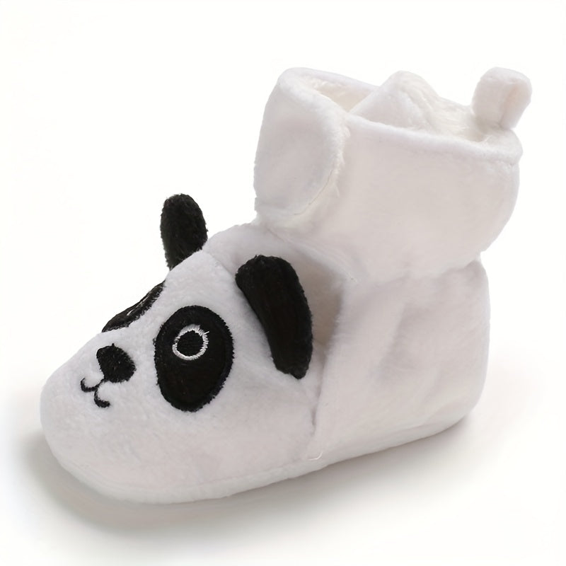 Baby Girls Cute Panda or Unicorn Non Slip Soft Warm Slip On Boots - Gen U Us Products