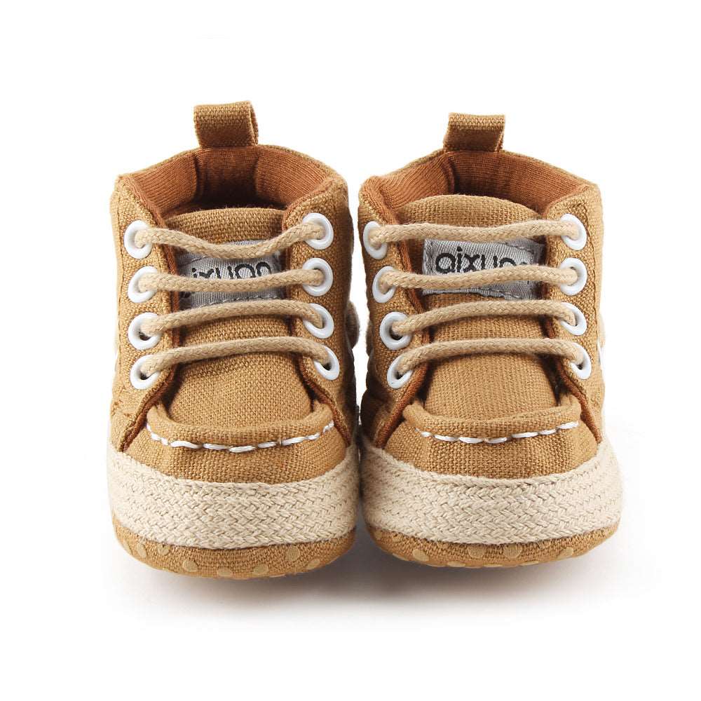 Baby Toddler Canvas Extra-grip High Top First Walker Shoes - Gen U Us Products
