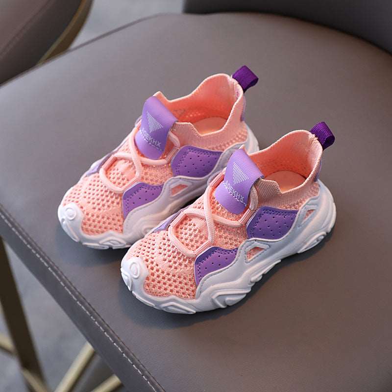 Baby Toddler Flying Weave Mesh Soft Bottom First Walker Sneakers - Gen U Us Products
