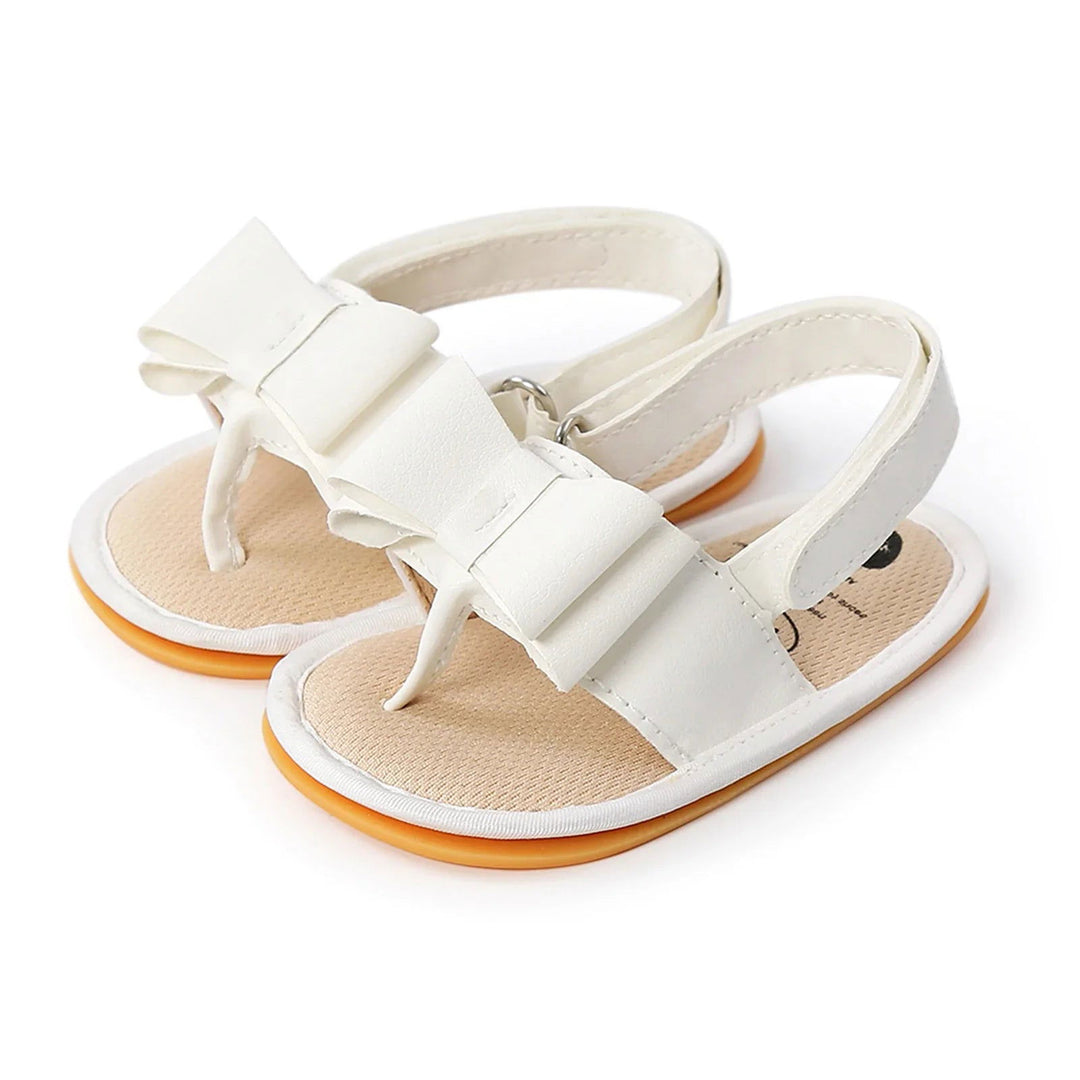 Bowknot T-Strap Slingback Bowknot First Walker Flat Flip Flop Sandals - Gen U Us Products -  