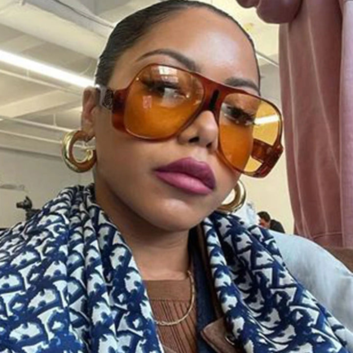 Timeless Oversized Pilot Gradient Luxury Sunglasses