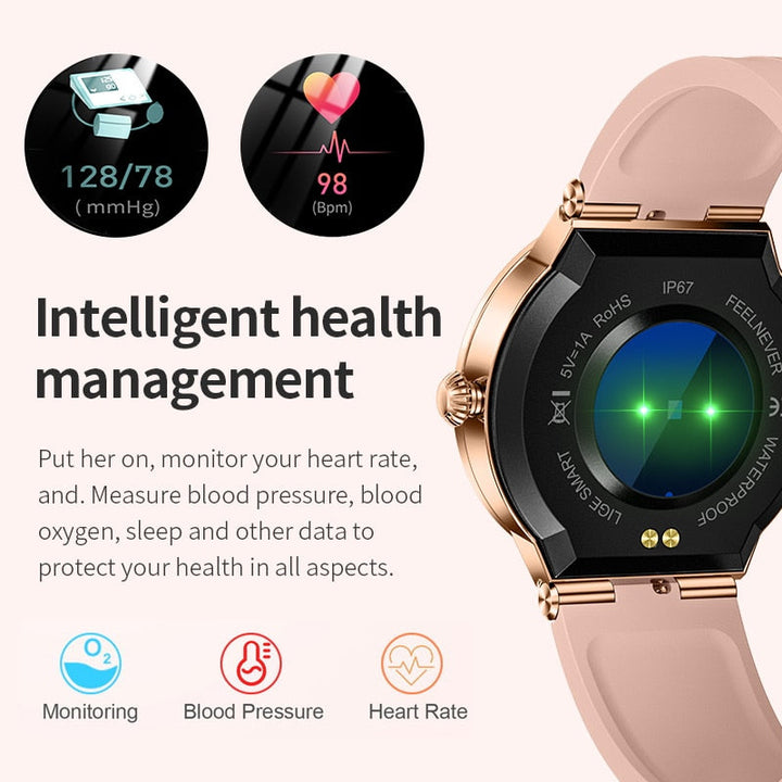 Call Reminder Blood  Heart Rate Waterproof LIGE Smartwatch Gen U Us Products