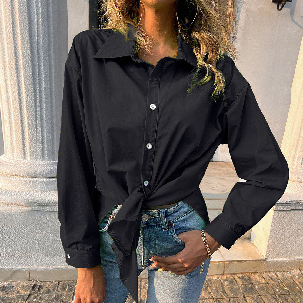 Casual All-day-wear Collared Long Sleeves Shirts in Plus Sizes Gen U Us Products