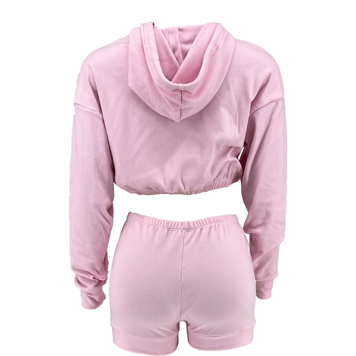 Casual Maximum Comfort Crop Pullover and Shorts in Plus Sizes Gen U Us Products