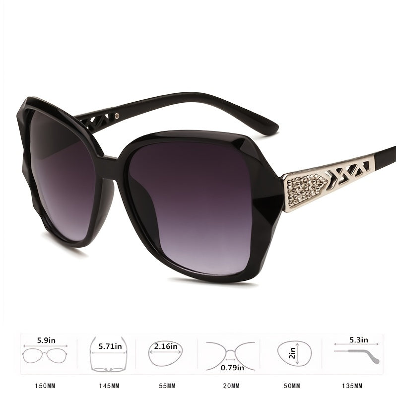 Chic Retro Oversized Square Sun Protection Sunglasses Gen U Us Products