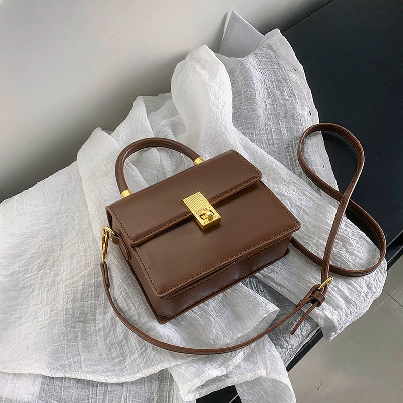 Chic Vintage Soft Leather Square Crossbody Satchel Handbags Gen U Us Products