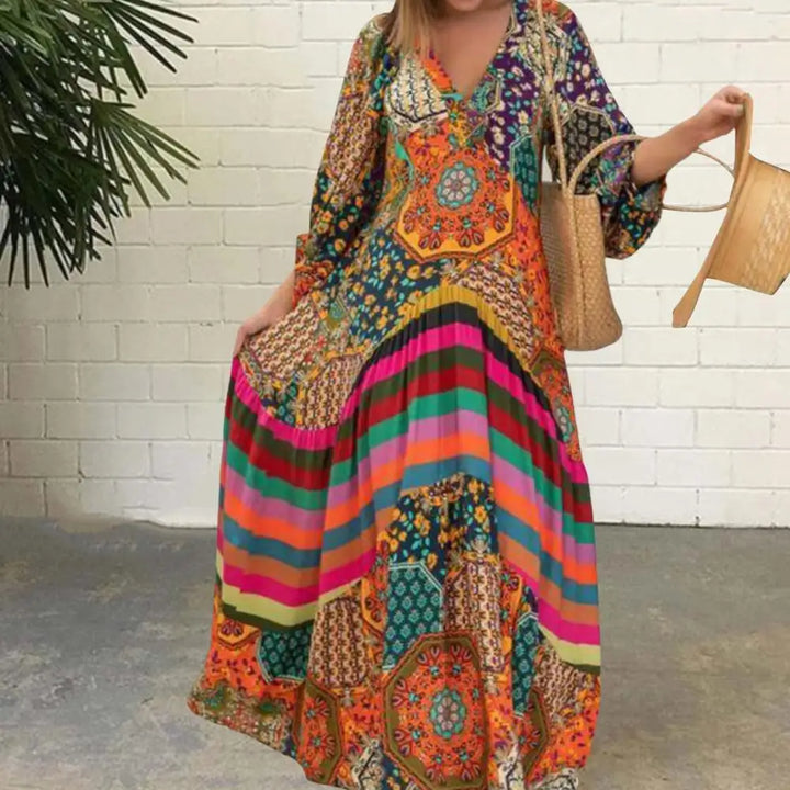 Chic Hippie Inspired Oversized Bohemian Maxi Dresses - Gen U Us Products