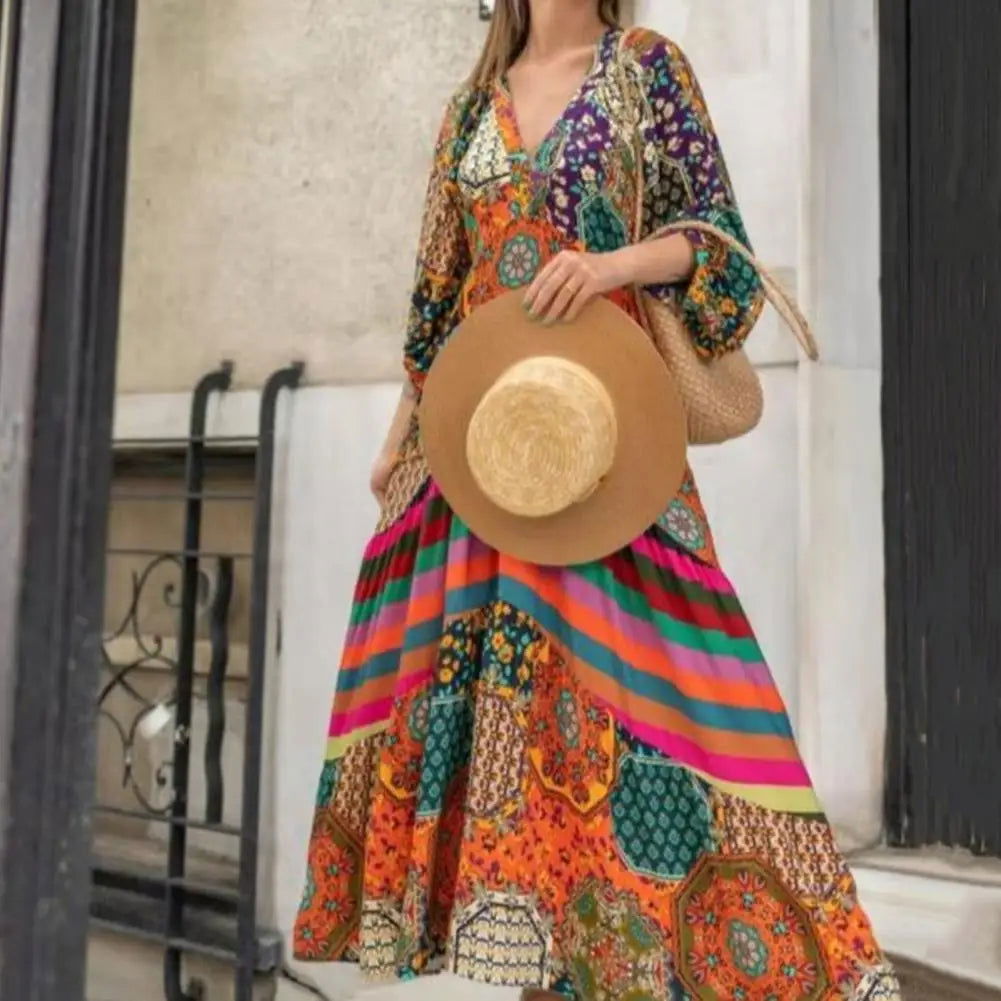 Chic Hippie Inspired Oversized Bohemian Maxi Dresses - Gen U Us Products -  