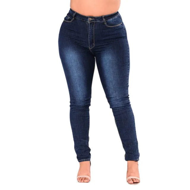 Classic Curve-enhancing High Waist Skinny Denim Jeans - Gen U Us Products -  