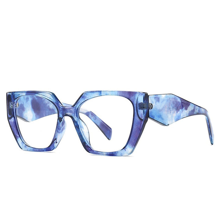 Colorful Trendy Retro Polygon Frame Sunglasses Gen U Us Products