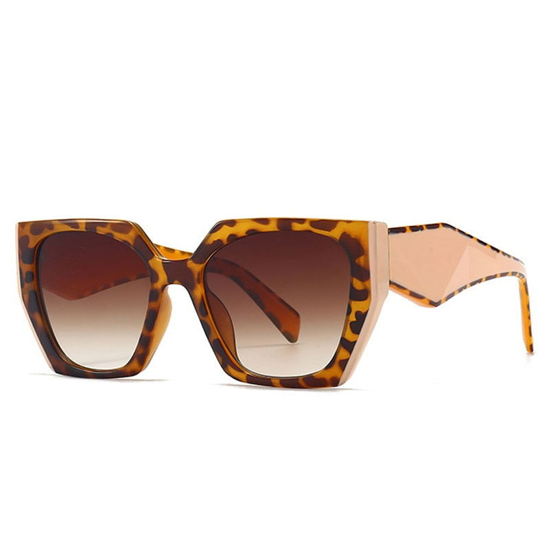 Colorful Trendy Retro Polygon Frame Sunglasses - Gen U Us Products -  