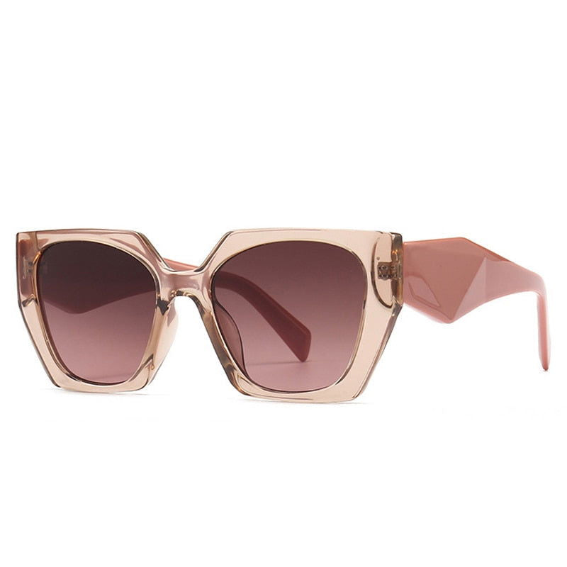 Colorful Trendy Retro Polygon Frame Sunglasses - Gen U Us Products -  