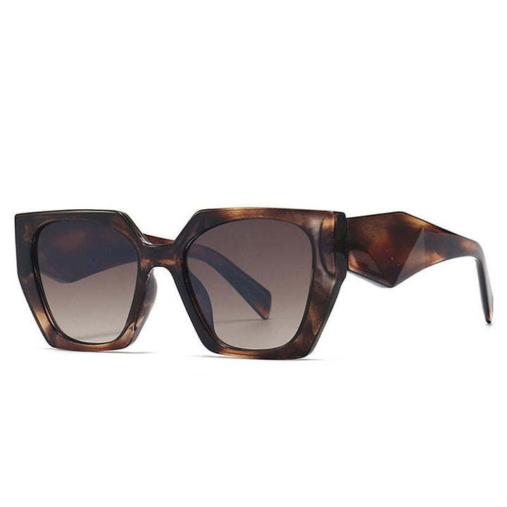 Colorful Trendy Retro Polygon Frame Sunglasses - Gen U Us Products -  