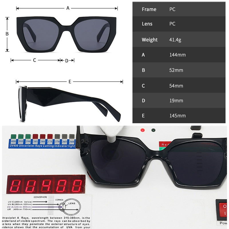 Colorful Trendy Retro Polygon Frame Sunglasses - Gen U Us Products -  