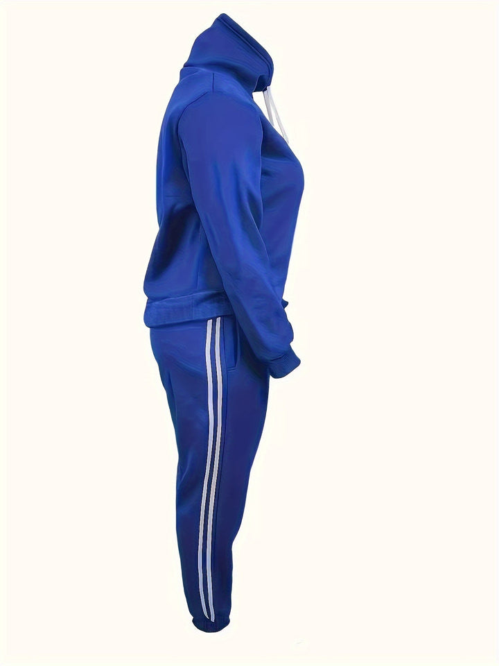 Comfortable Long Sleeve Drawstring Sweatshirt and Jogger Sweatpants Gen U Us Products