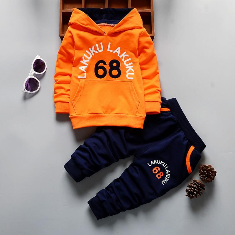 Comfortable Toddler Boys Letter Print Pullover Hoodie Tracksuits Gen U Us Products