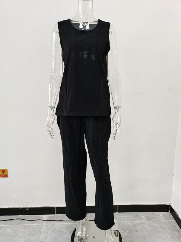 Contemporary Look 100% Cotton Sleeveless Top & Pants Gen U Us Products