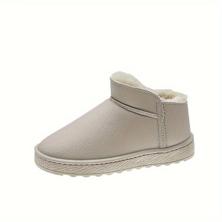 Cozy Plush Lined Winter Warm Slip On Ankle Boots Gen U Us Products