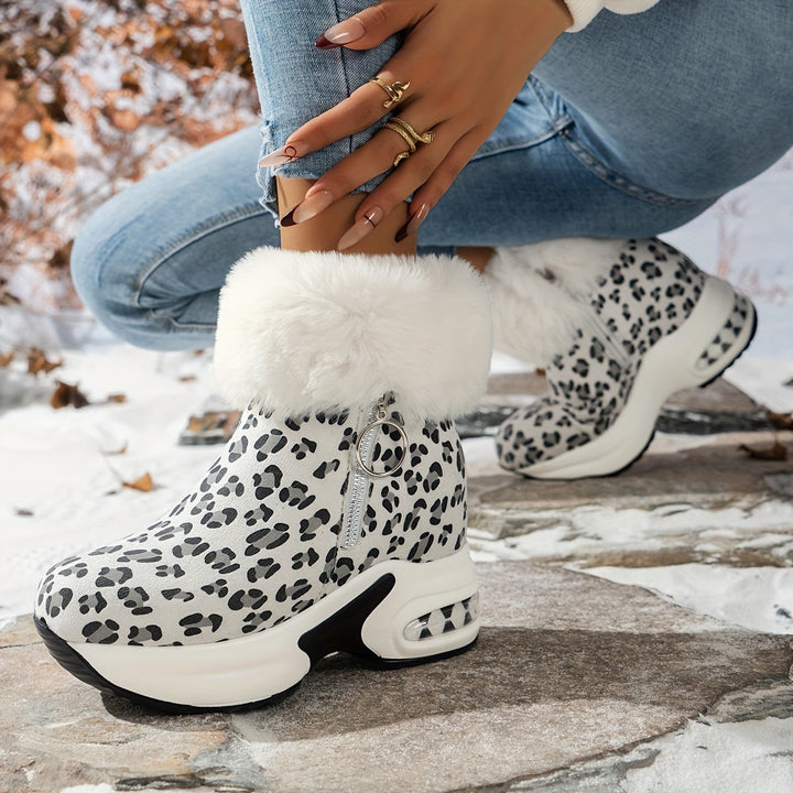 Cozy Winter Plush Lined Platform Snow Boots Gen U Us Products