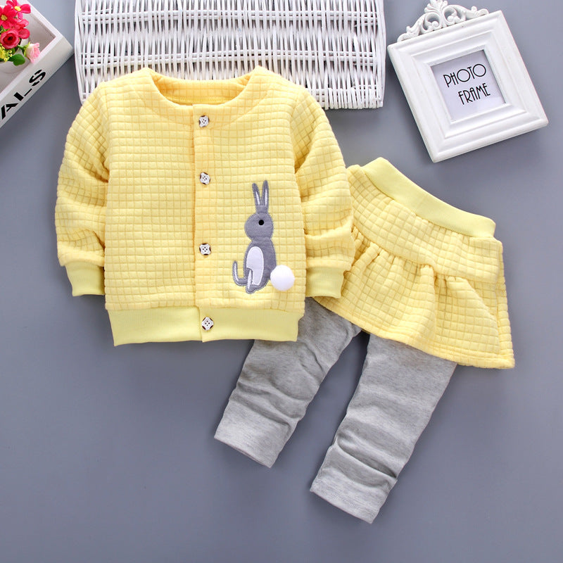 Cute Happy Bunny Cotton Shirt and Two Tone Pants Gen U Us Products