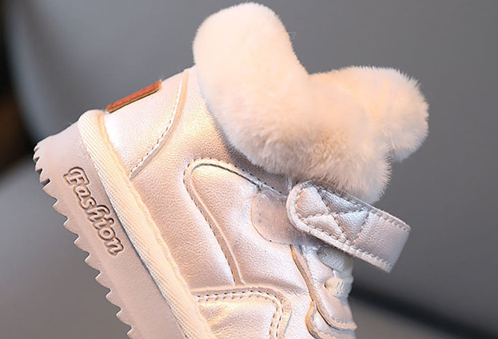 Cute Plush Warm Velvet PU Leather Winter Snow Boots Gen U Us Products