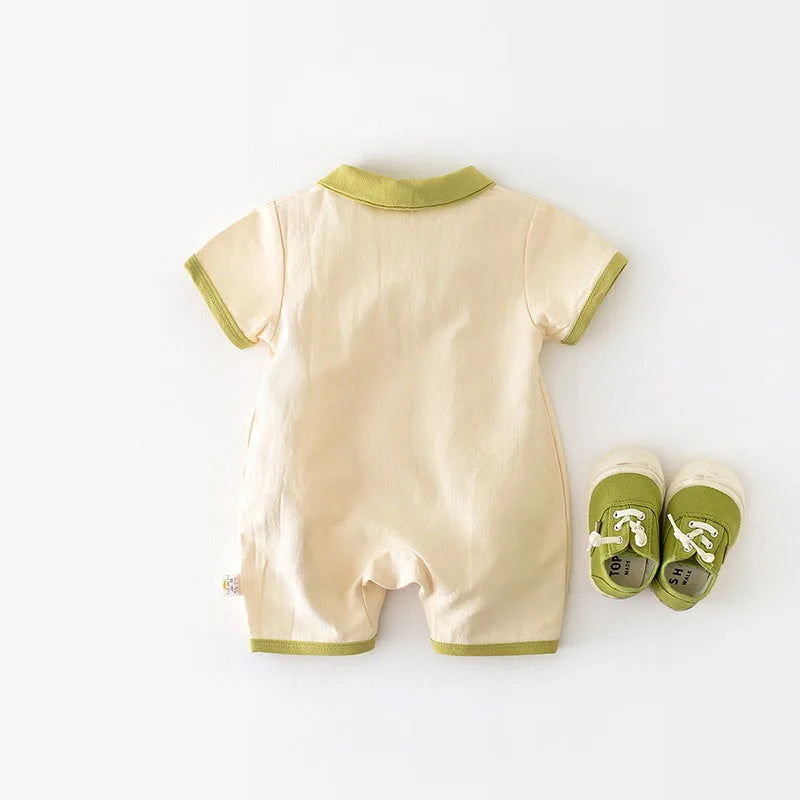 Cute Summer Baby Boys Cotton Crocodile Print Jumpsuits - Gen U Us Products -  