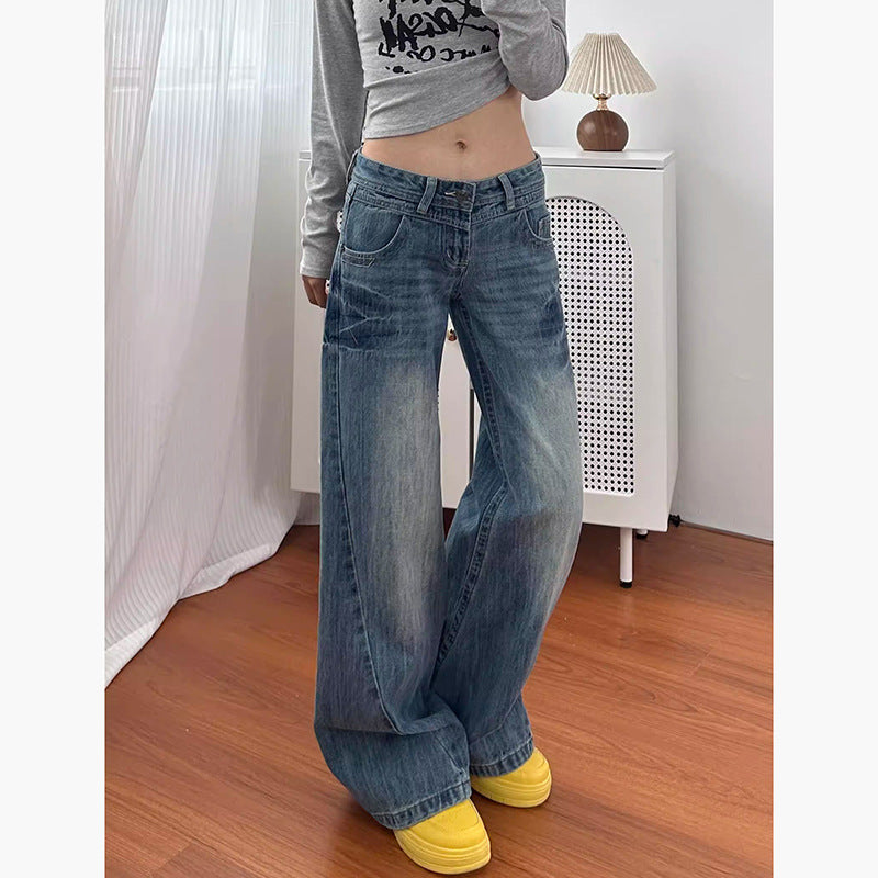 Women's Cloud-Soft Stretch Blue Denim Jeans