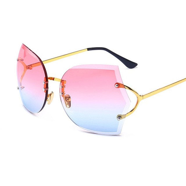 Women's Oversized Y2K Cat-Eye Sunglasses