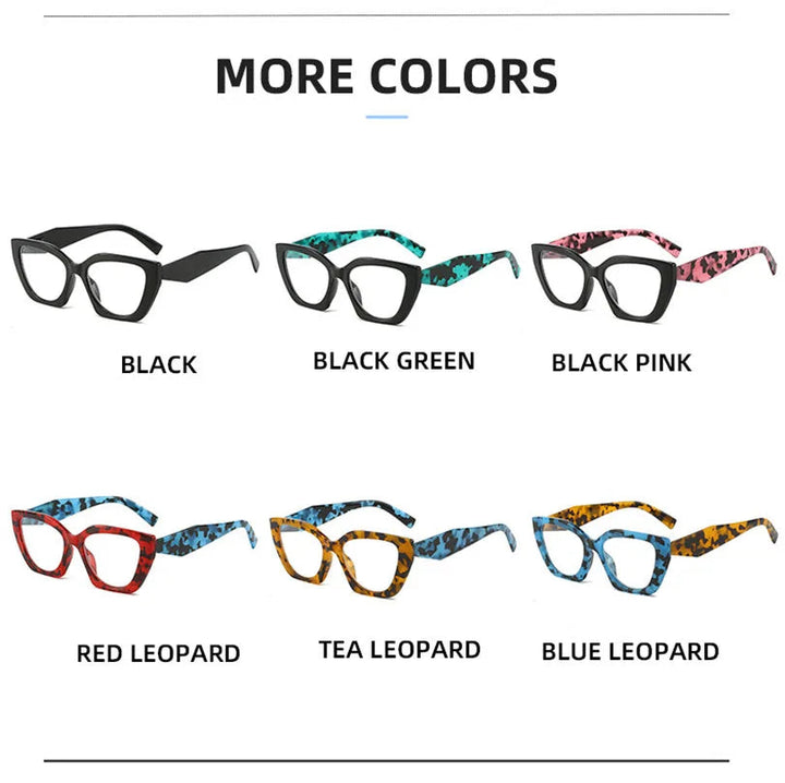 Designer Y2K Style Anti Blue Light Reflection Cat Eye Sunglasses Gen U Us Products