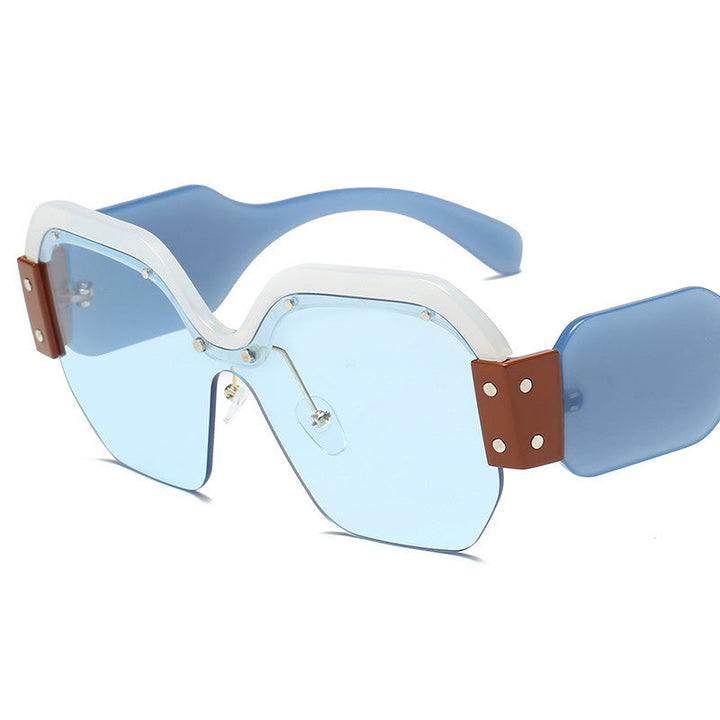 Designer Large One Piece Multicolor Sunglasses - Gen U Us Products