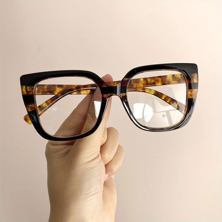 Designer Anti Blue Light Color Block Square Cat Eye Sunglasses - Gen U Us Products -  