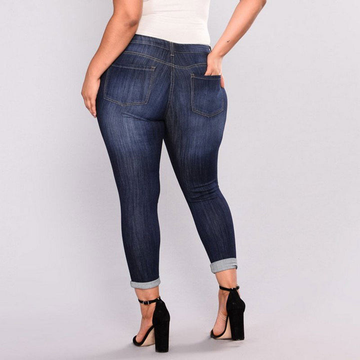 Distressed Ripped High Waist Skinny Denim Jeans - Gen U Us Products -  