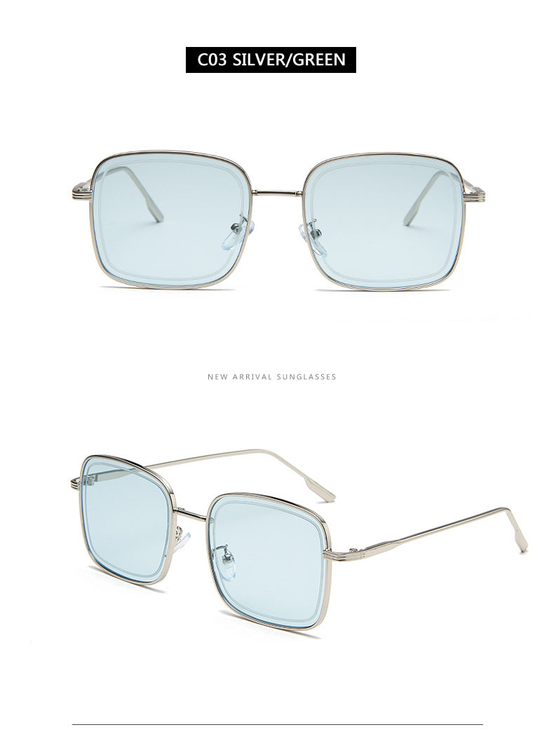 Chic Metal Square Women's Sunglasses