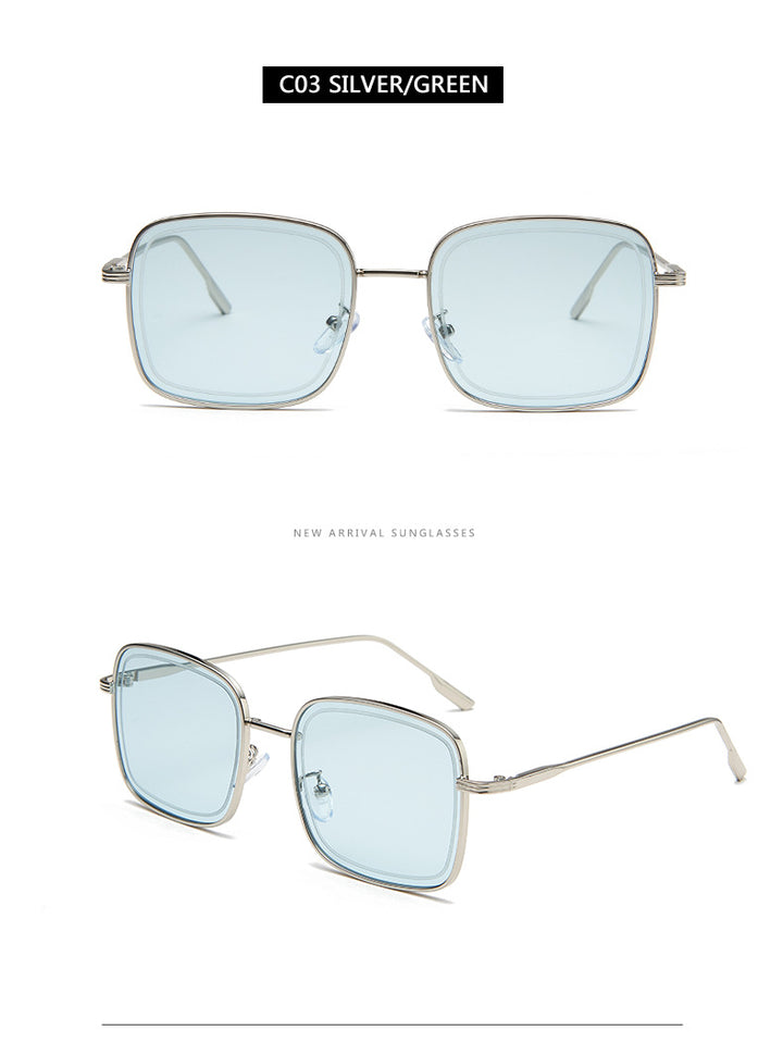Chic Metal Square Women's Sunglasses