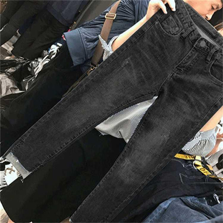 Plus Size Women's High Waist Stretch Denim Jeans 